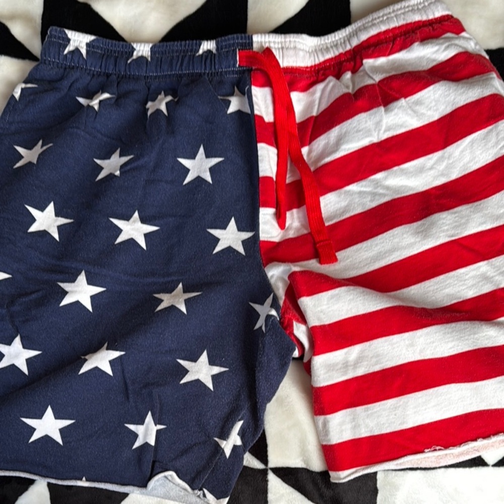 Patriotic Star and Stripe Men's Shorts